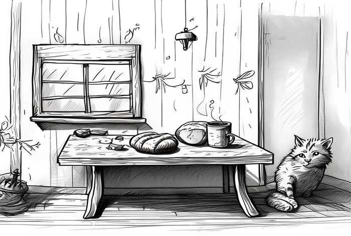 生活场景图片（生活场景图片简笔画）