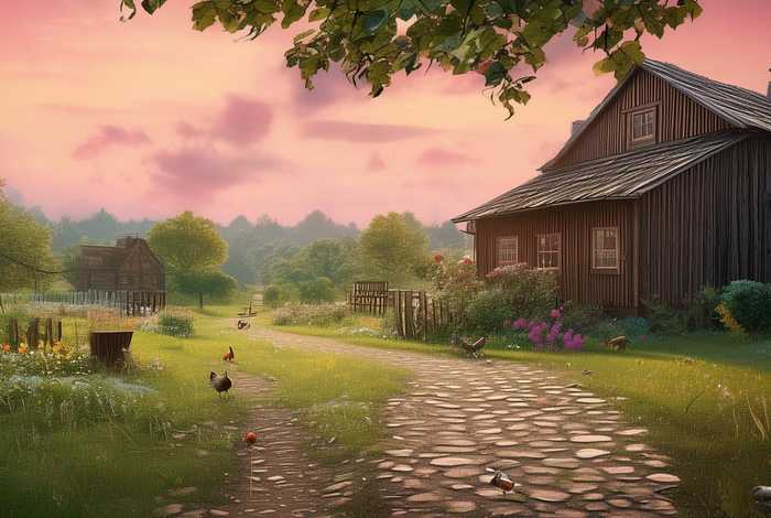 农村生活照片图片，农村生活的照片图画