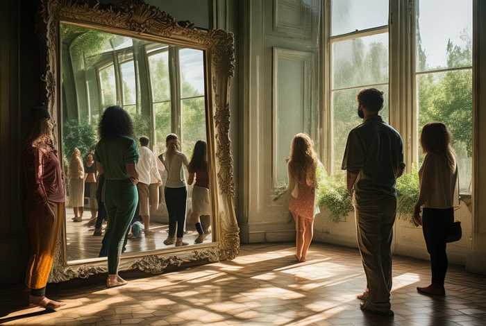 生活像一面镜子全句；生活像一面镜子全句摘抄