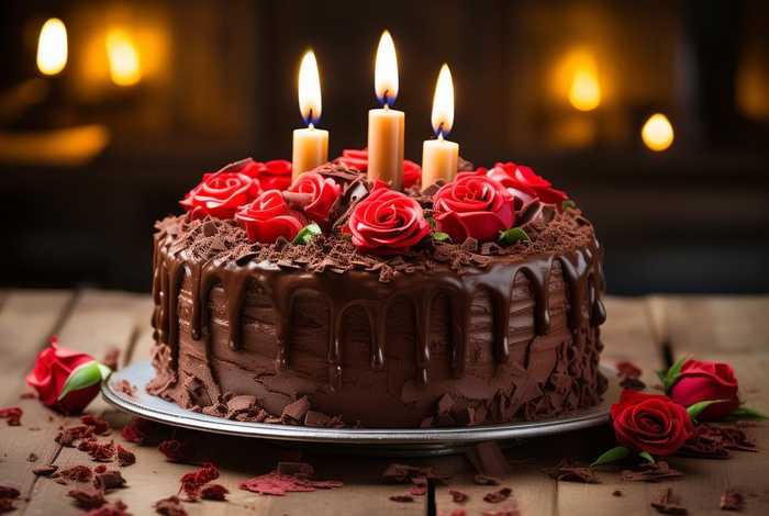 巧克力生日蛋糕（巧克力生日蛋糕图片）