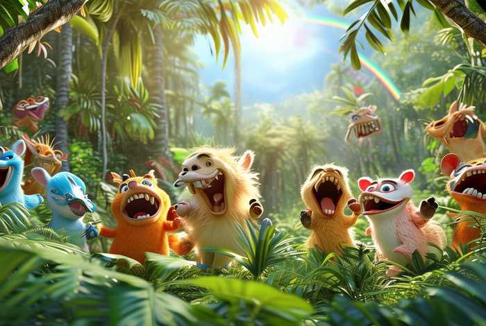 热带雨林的爆笑生活漫画；热带雨林的爆笑生活漫画书