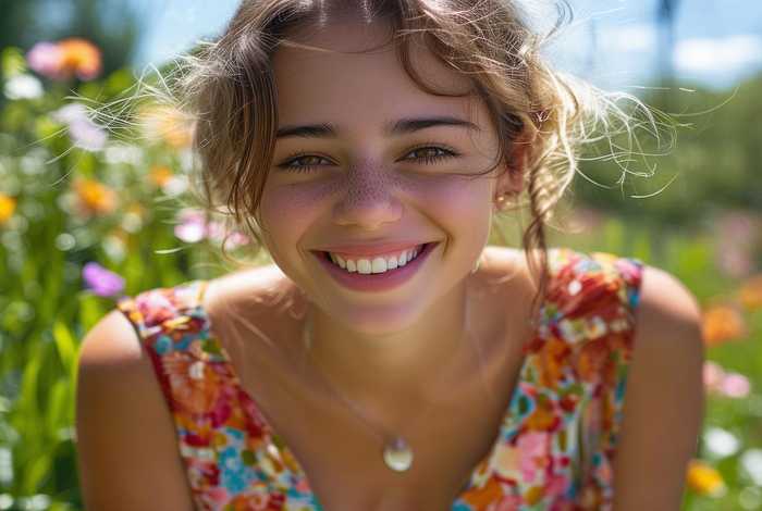 生活很快乐的女生；生活很快乐的女生叫什么