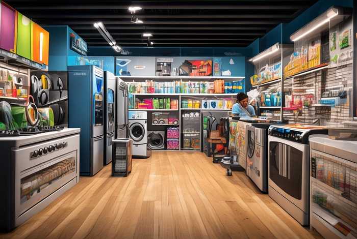 生活电器店铺实体图，生活电器店铺实体图片