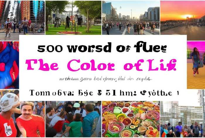 生活的彩色作文500字；生活的色彩作文550字