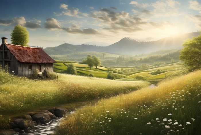 描写乡村生活的美文简短，描写乡村生活的美文简短一点