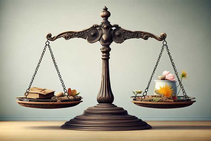 生活天平解析、生活就像天平