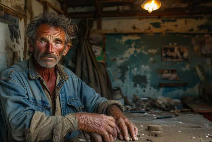 生活粗糙的人，生活粗糙的男人