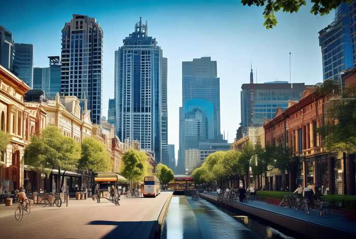 墨尔本的生活场景描写，墨尔本的景色描写