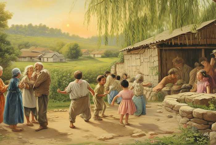 描写百姓幸福生活的诗句 - 描写百姓幸福生活的诗句古诗