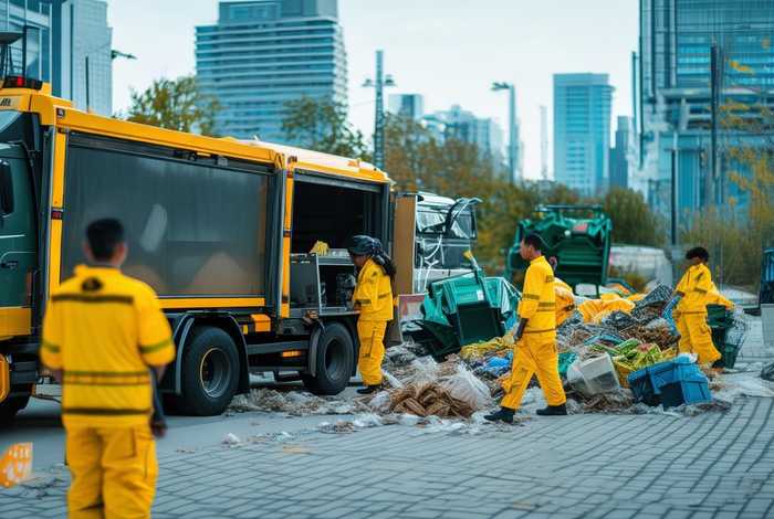 生活垃圾规范清运照片；生活垃圾规范清运照片图片