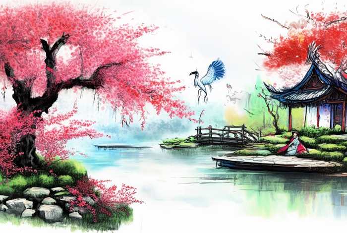 生活国画小品；生活国画小品图片