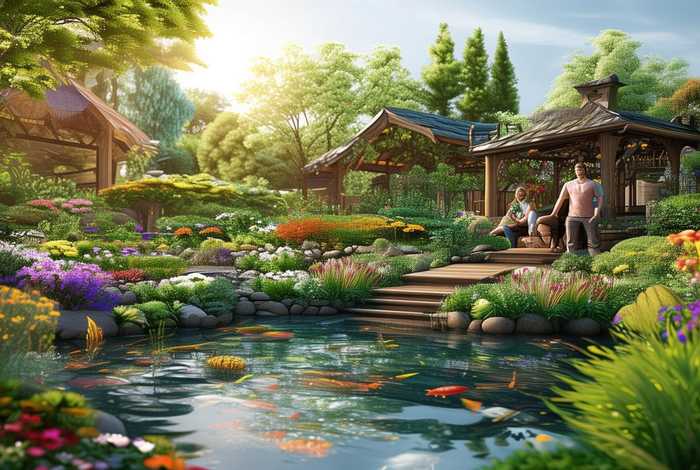 生活花园设计、生活花园设计图片
