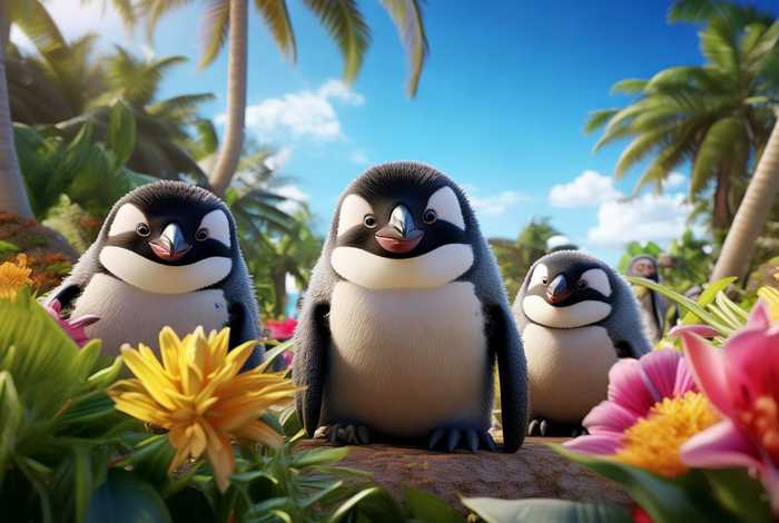 生活在热带的企鹅幼崽 - 生活在热带的企鹅幼崽有哪些