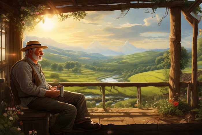 农村惬意的生活的句子 - 农村惬意的生活的句子简短