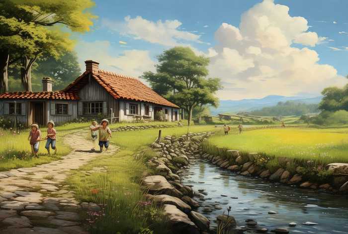 农村生活场景的诗句；农村生活场景的诗句描写