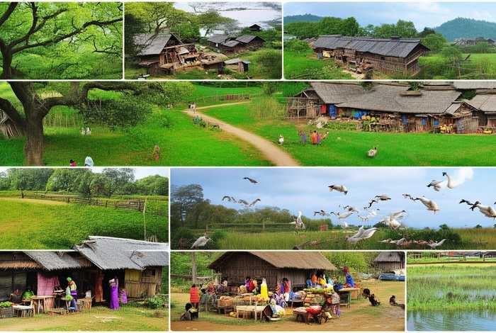 农村生活的照片图画；农村生活的照片图画大全