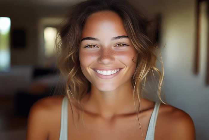 女生素颜生活照图片，女生素颜生活照图片高清