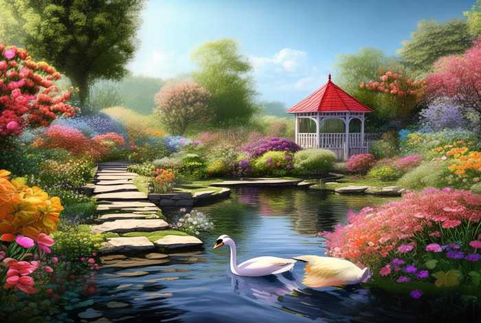 生活花园图片，生活花园图片素材