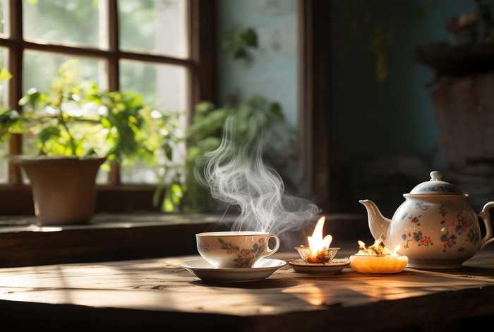 生活中的茶场景；生活中的茶场景怎么画