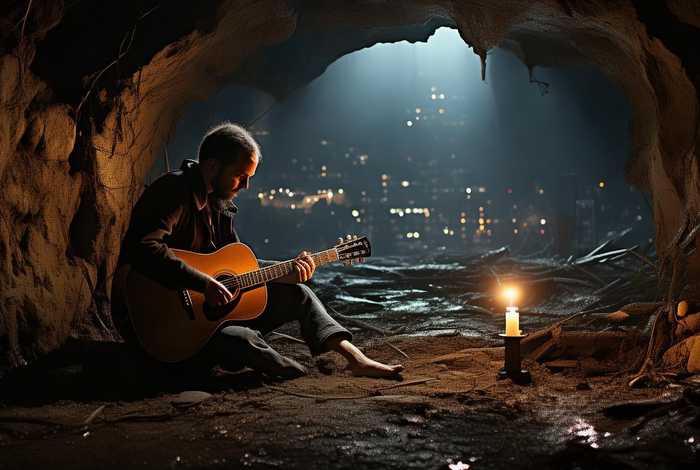 生活在地下吉他谱赵雷（生活在地下吉他谱野孩子）