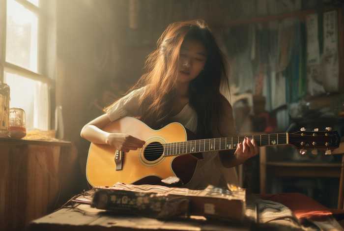 生活吉他谱亚飞，生活在别处陈婧霏吉他谱