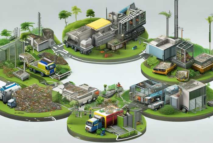 生活垃圾处理流程图怎么画 - 生活垃圾处理流程图怎么画的