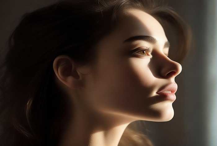 生活照美女真实照片侧颜；生活照美女真实照片侧颜图