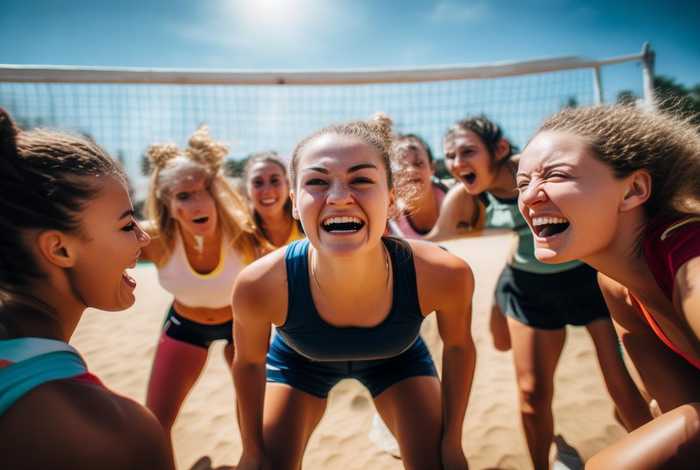 女排生活，女排生活合照