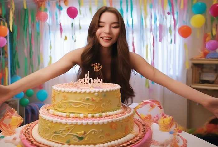 欧阳娜娜生日用蛋糕把自己围起来(欧阳娜娜生日礼物) 欧阳娜娜生日用蛋糕把自己围起来(欧阳娜娜生日礼物)