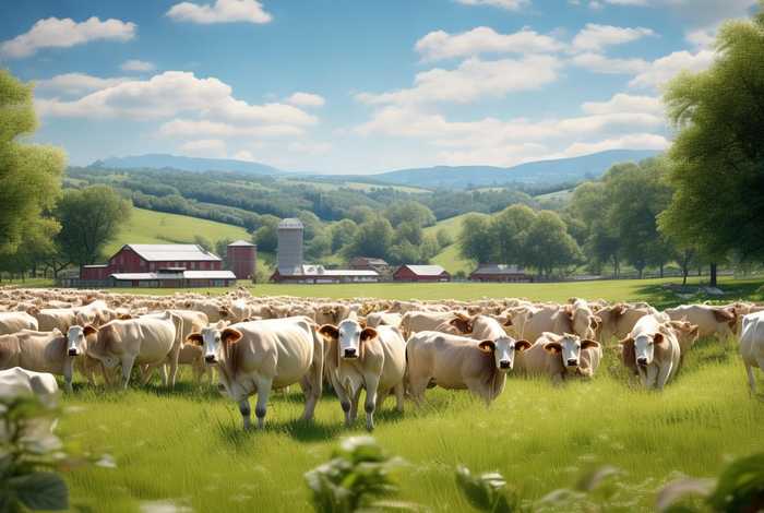 奶牛生活在农场还是牧场，奶牛生活在农场还是牧场里