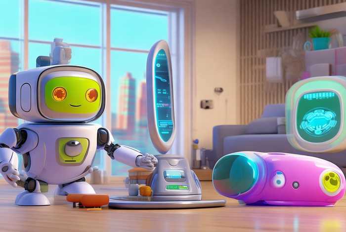 人工智能生活用品卡通视频；人工智能产品视频