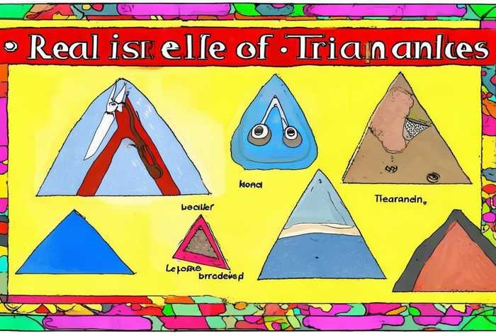生活中的等腰三角形手抄报 - 生活中的等腰三角形例子