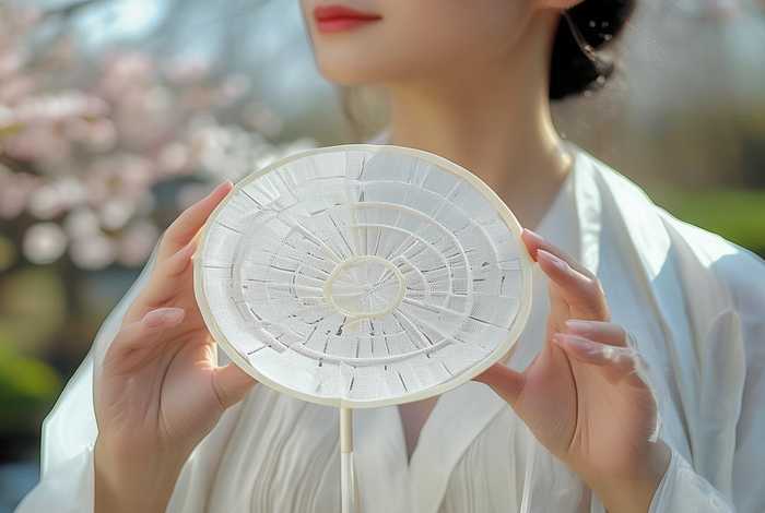 手弄生绡白团扇什么意思，手弄生绡白团扇是什么意思