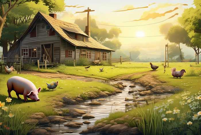 描写农家生活句子简短（描写农家生活句子简短一点）