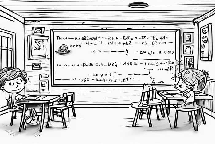 生活中的除法手抄报黑白版 - 生活中的除法手抄报黑白版图片