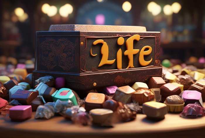 生活就像一盒各种巧克力，生活就像一盒各种巧克力一样