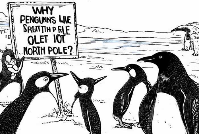 企鹅为什么生活在南极脑筋急转弯、为什么企鹅生活在南极而不是北极