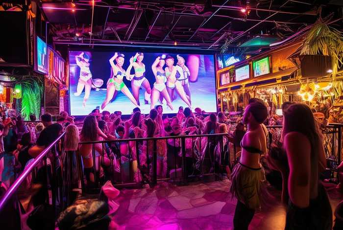 普吉岛酒吧街、普吉岛酒吧街4楼跳舞视频播放