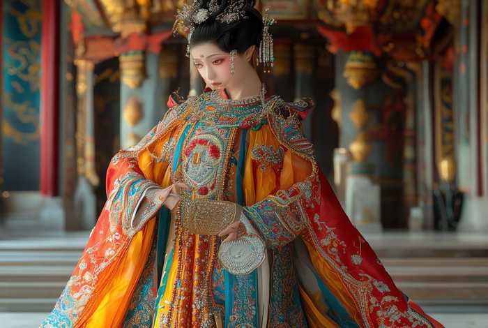 清代宫廷后妃真实着装；清代宫廷后妃真实着装图片