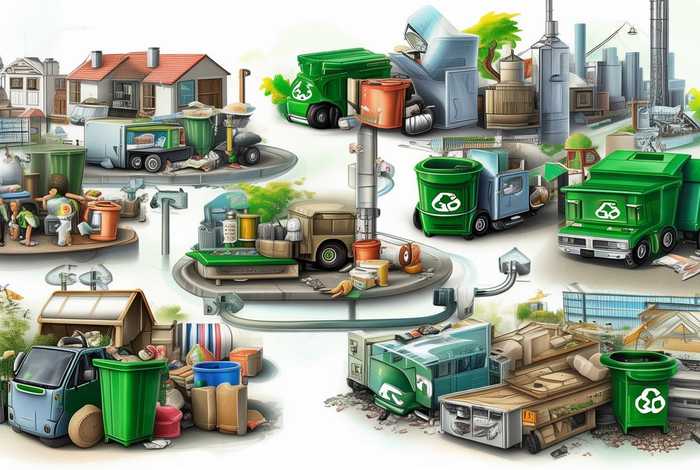 生活垃圾的产生活动过程；生活垃圾的产生活动过程图片