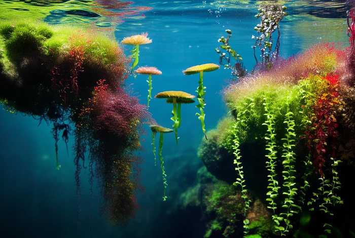 生活在水里的植物；生活在水里的植物都是藻类吗