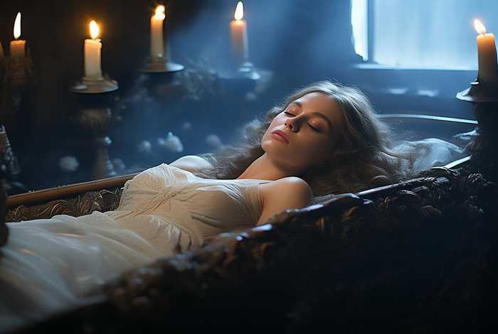 漂亮美女死去后进棺材、漂亮美女死去后进棺材视频