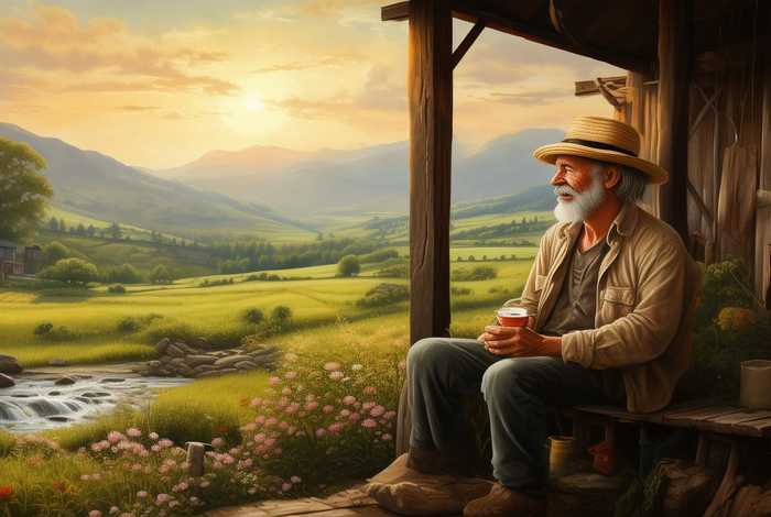 农村惬意的生活的句子 - 农村惬意的生活的句子简短