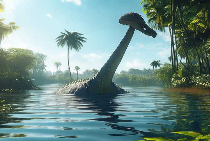 生活在水上的恐龙、生活在水上的恐龙图片
