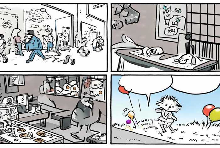 日常生活现象的四格漫画 生活中的四格漫画