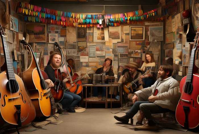 生活乐器墙、生活乐器演奏