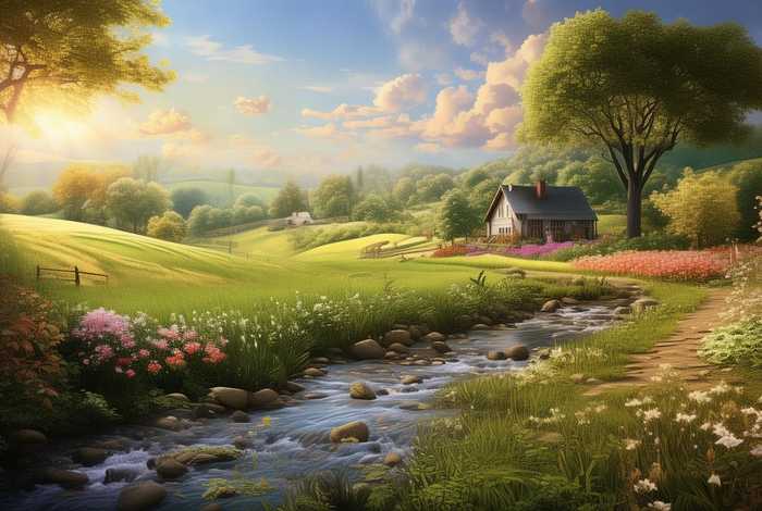 描写乡村生活的四字词语，描写乡村生活的四字词语有什么