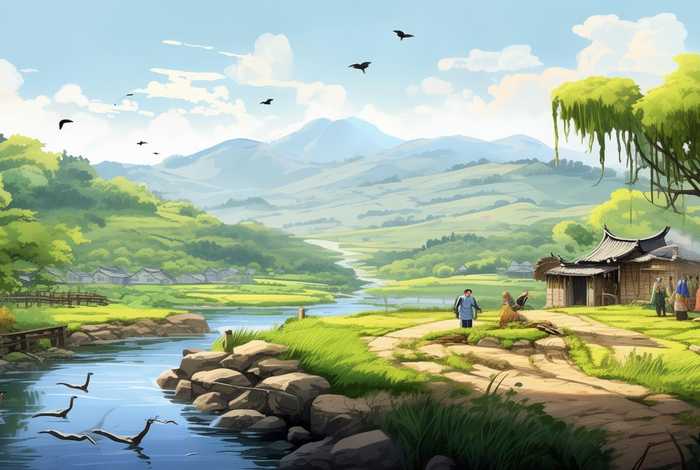 描写田园生活的古诗三首、描写田园生活的古诗三首诗