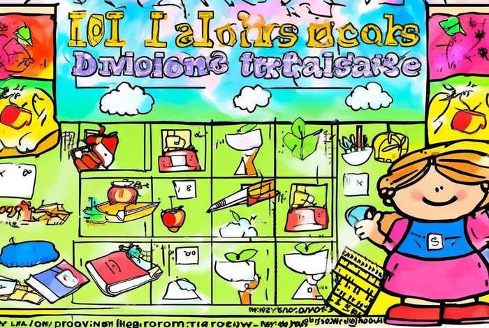 生活中的除法手抄报二年级模板；生活中的除法手抄报二年级模板内容