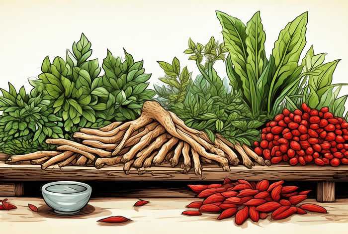生活中常见的中草药简笔画（生活中常见的中草药简笔画图片）